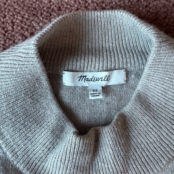 Madewell Tan Mockneck Sweater - Picture 3 of 4